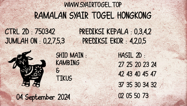 Prediksi Hongkong