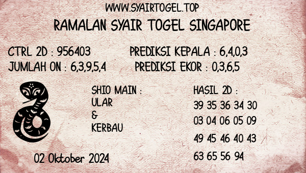 Prediksi Singapore