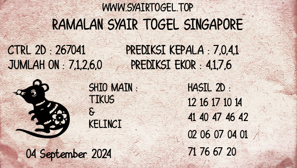 Prediksi Singapore