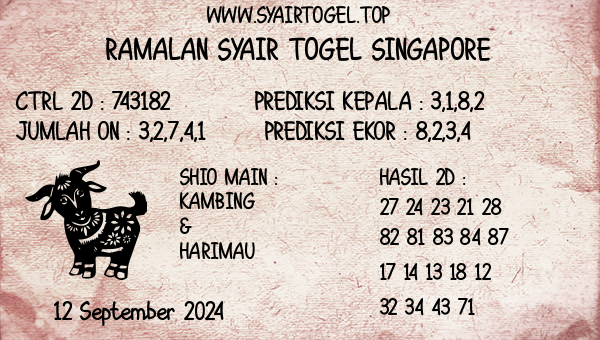 Prediksi Singapore