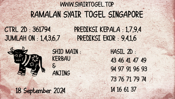 Prediksi Singapore