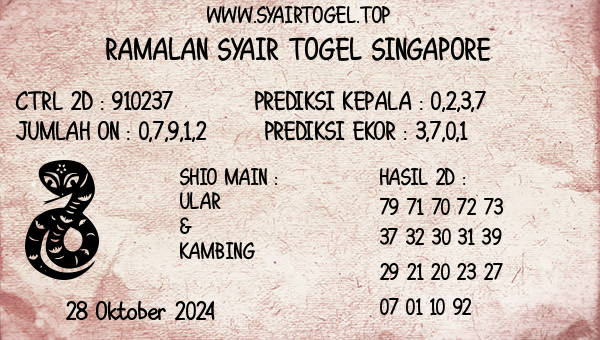 Prediksi Singapore